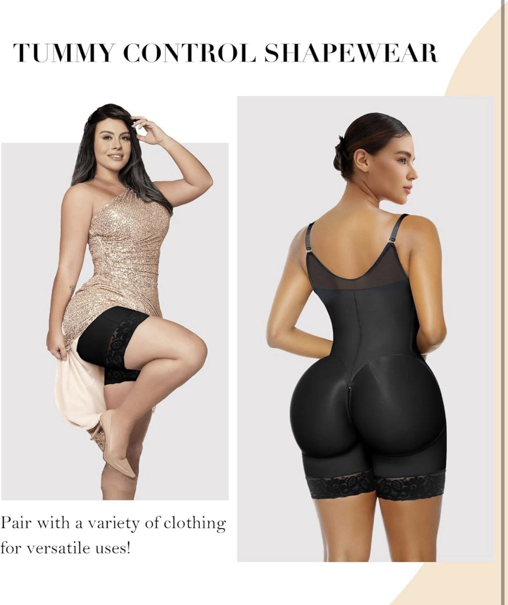 YIANNA Fajas Colombianas Shapewear 7275 Tummy Control Butt Lifter XS‑3XL
