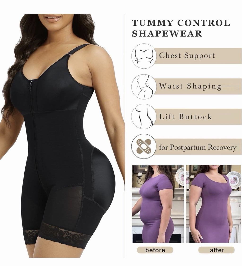 YIANNA Fajas Colombianas Shapewear 7275 Tummy Control Butt Lifter XS‑3XL